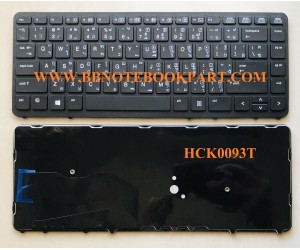 HP Compaq Keyboard คีย์บอร์ด  EliteBook 745-G2 750-G1 755-G2 840-G1 850-G1 ภาษาไทย อังกฤษ